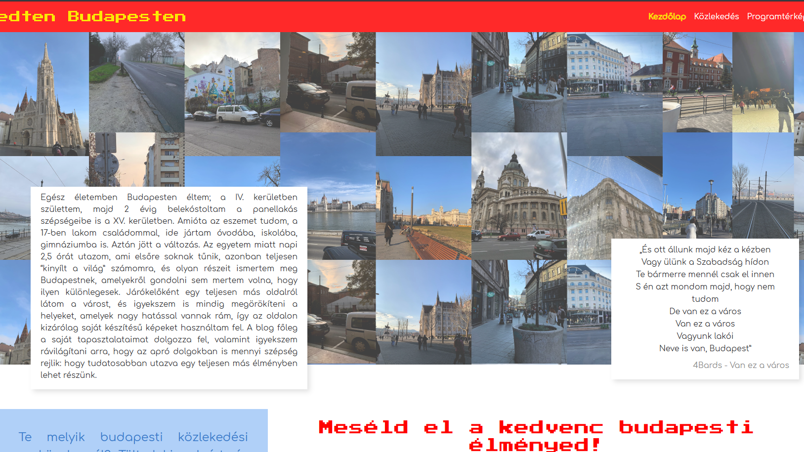 Screenshot of Önfeledten Budapesten (HU)
